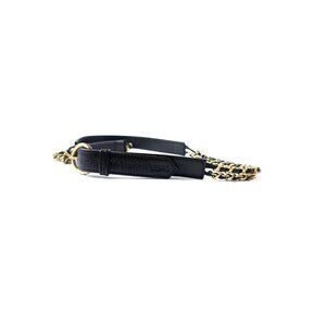 LUPO Black Chain Belt Womens Size Large | 34"-39"